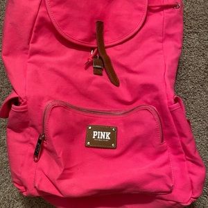 PINK hot pink backpack